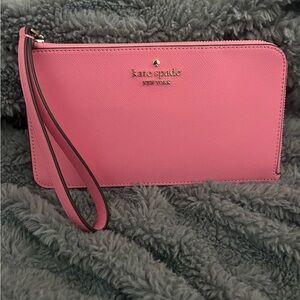 Hot pink Kate Spade wristlet